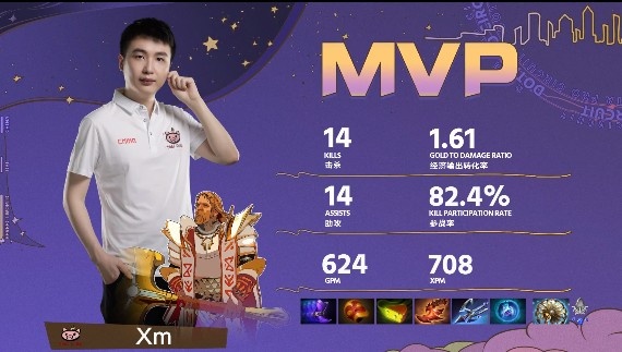 《DOTA2》DPC中国联赛赛报：Ghost炼金自爆白给 Xm惩戒骑砍翻全场 PK1-0XG