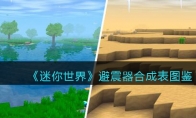 《迷你世界》攻略——避震器合成表图鉴