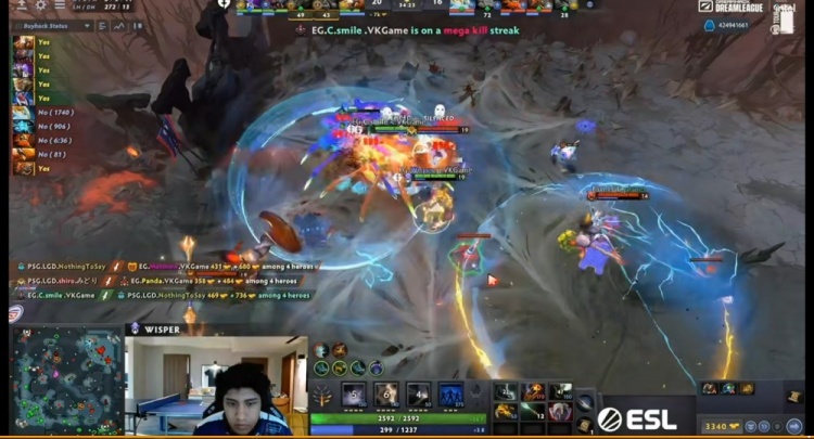《DOTA2》ESL 梦幻联赛赛报S20：Pakazs剑圣团战乱斩无敌 EG算计BP出成效扳回一局